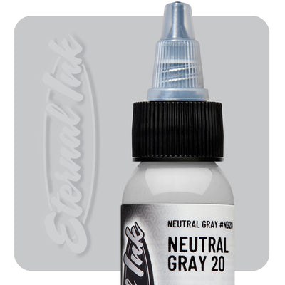 Eternal Tattoo Ink-Neutral Gray 20 - GO TATTOO SUPPLY