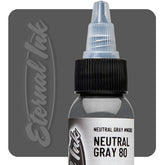 Eternal Tattoo Ink-Neutral Gray 80 - GO TATTOO SUPPLY