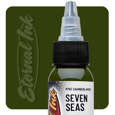 Eternal Tattoo Ink-Seven Seas - GO TATTOO SUPPLY