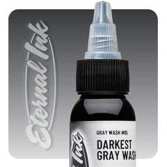 Eternal Tattoo Ink-Darkest Gray Wash - GO TATTOO SUPPLY