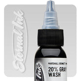 Eternal Tattoo Ink-Marshall Bennett 20% Gray Wash - GO TATTOO SUPPLY