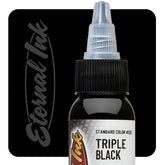 Eternal Tattoo Ink-Triple Black - GO TATTOO SUPPLY