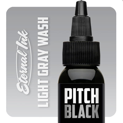 Pitch Black Light Gray Wash - GO TATTOO SUPPLY