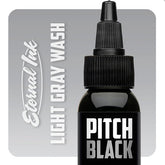 Pitch Black Light Gray Wash - GO TATTOO SUPPLY