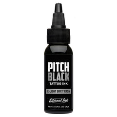 Pitch Black X-Light Gray Wash - GO TATTOO SUPPLY