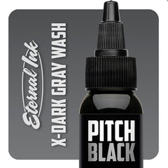 Pitch Black X-Dark Gray Wash - GO TATTOO SUPPLY