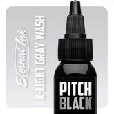 Pitch Black X-Light Gray Wash - GO TATTOO SUPPLY