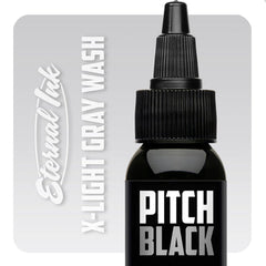 Pitch Black X-Light Gray Wash - GO TATTOO SUPPLY