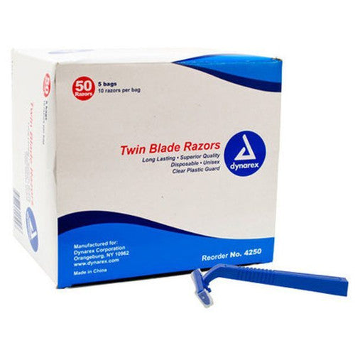 DYNAREX DISPOSABLE TWINBLADE RAZOR - GO TATTOO SUPPLY