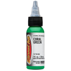 Eternal Tattoo Ink-Coral Green - GO TATTOO SUPPLY