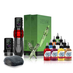 EZ P3 Pro wireless tattoo machine Starbrite beginners kit - GO TATTOO SUPPLY