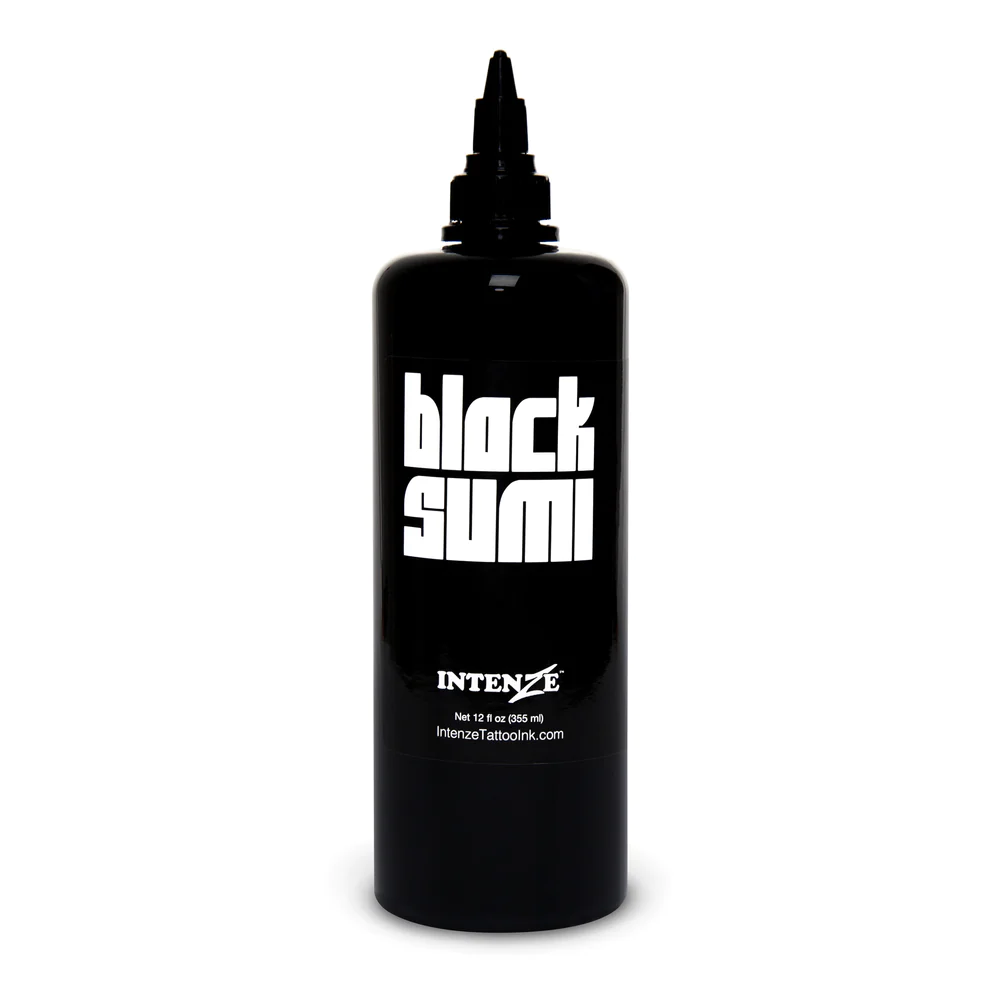 Black Sumi - Intenze Japanese Tattoo Ink - GO TATTOO SUPPLY