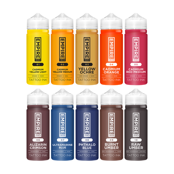 EMPIRE INKS COLOR SET - GO TATTOO SUPPLY