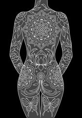 RED TATTOO STENCIL KIT LTD. EDITION - SAVANNAH COLLEEN - GO TATTOO SUPPLY