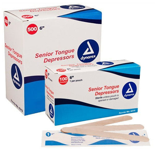 DYNAREX TONGUE DEPRESSORS - GO TATTOO SUPPLY