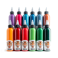 CHRIS GARVER SET (12) 4OZ COLORS (12 FOR THE PRICE OF 10) - GO TATTOO SUPPLY