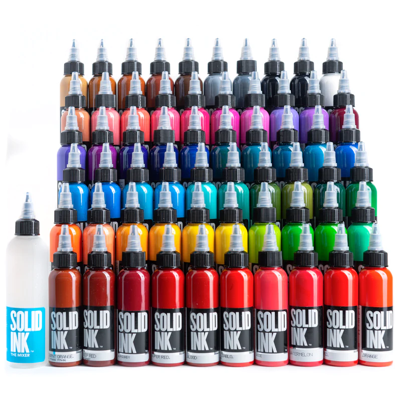 60 COLORS SET (60 FOR THE PRICE OF 45) - GO TATTOO SUPPLY