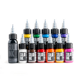 MINI TRAVEL SET | (11) HALF OUNCE COLORS + 1OZ BLACK - GO TATTOO SUPPLY