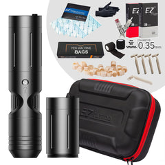 EZ Kit P3 Adjustable stroke Wireless Tattoo Pen Bundle - GO TATTOO SUPPLY