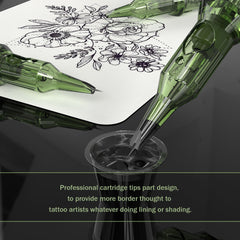 INKin REVO Tattoo Cartridges Needles Manufactured by EZ 20Pcs - GO TATTOO SUPPLY