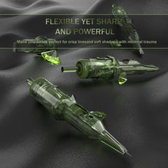 INKin REVO Tattoo Cartridges Needles Manufactured by EZ 20Pcs - GO TATTOO SUPPLY