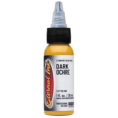 Eternal Tattoo Ink-Dark Ochre - GO TATTOO SUPPLY