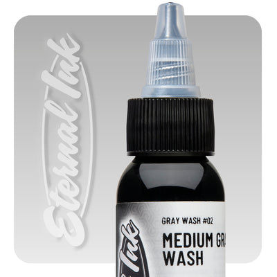 Eternal Tattoo Ink-Medium Gray Wash - GO TATTOO SUPPLY