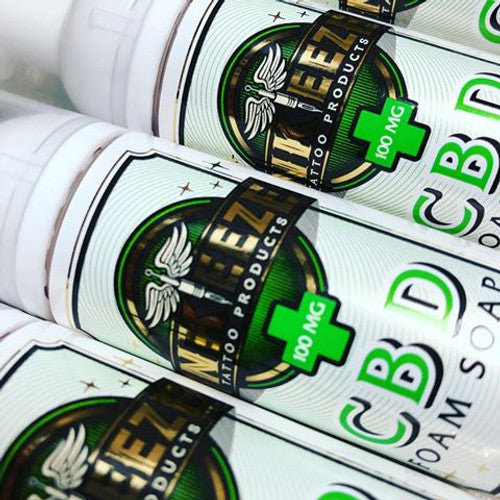 CBD FOAM SOAP - 1.7OZ - GO TATTOO SUPPLY