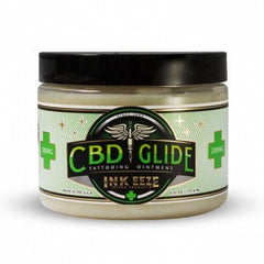 INK-EEZE CBD GLIDE TATTOO OINTMENT - 6OZ JAR - GO TATTOO SUPPLY