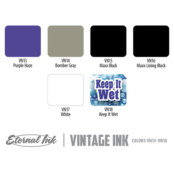 Vintage Ink Set - GO TATTOO SUPPLY