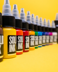 MINI TRAVEL SET | (11) HALF OUNCE COLORS + 1OZ BLACK - GO TATTOO SUPPLY